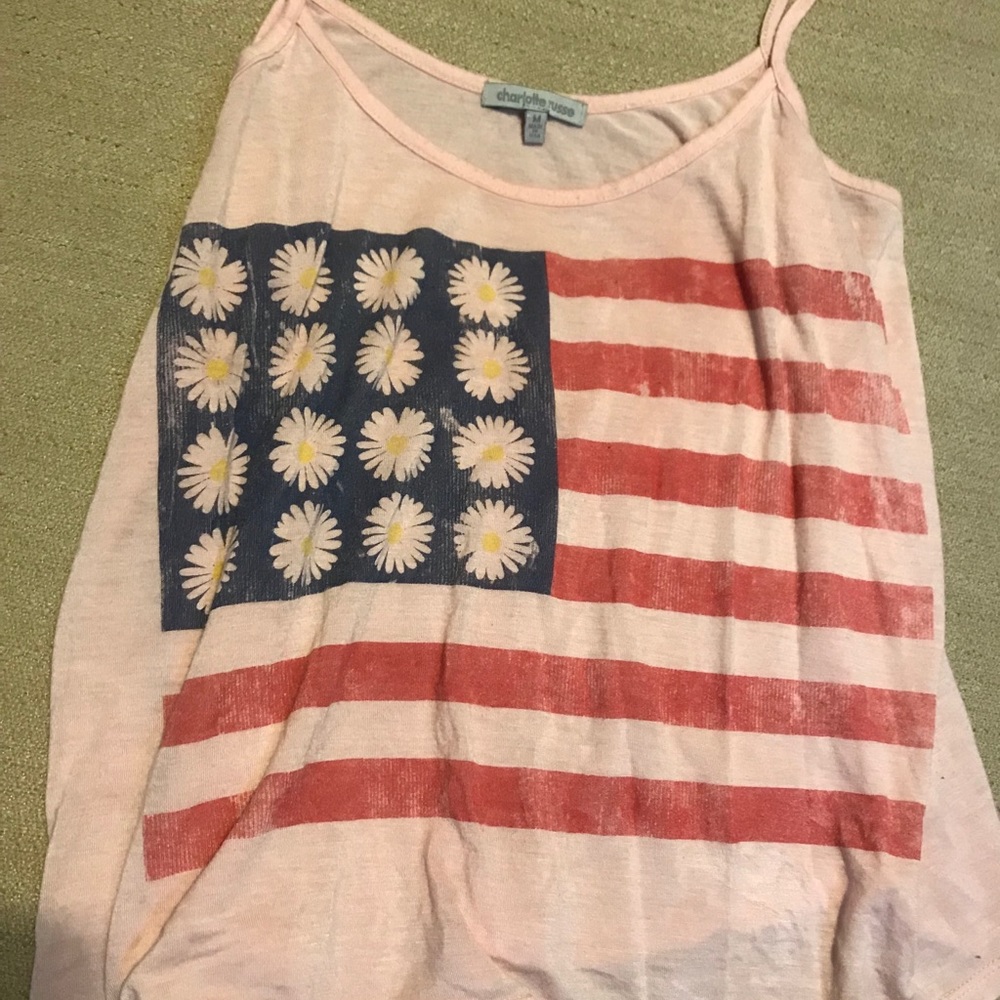 American Flag Tank Top